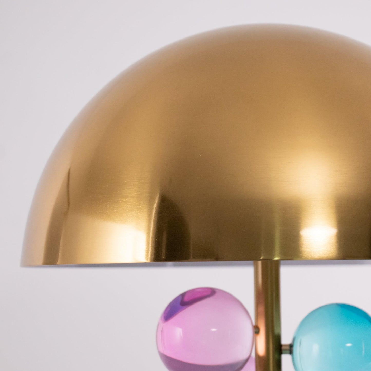 Globo Table Lamp | Copper & Marble | 32cm Diameter