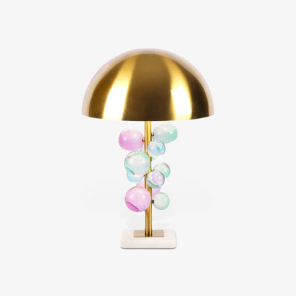 Globo Table Lamp | Copper & Marble | 32cm Diameter