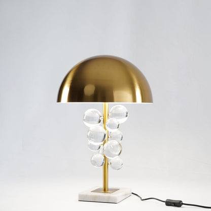 Globo Table Lamp | Copper & Marble | 32cm Diameter