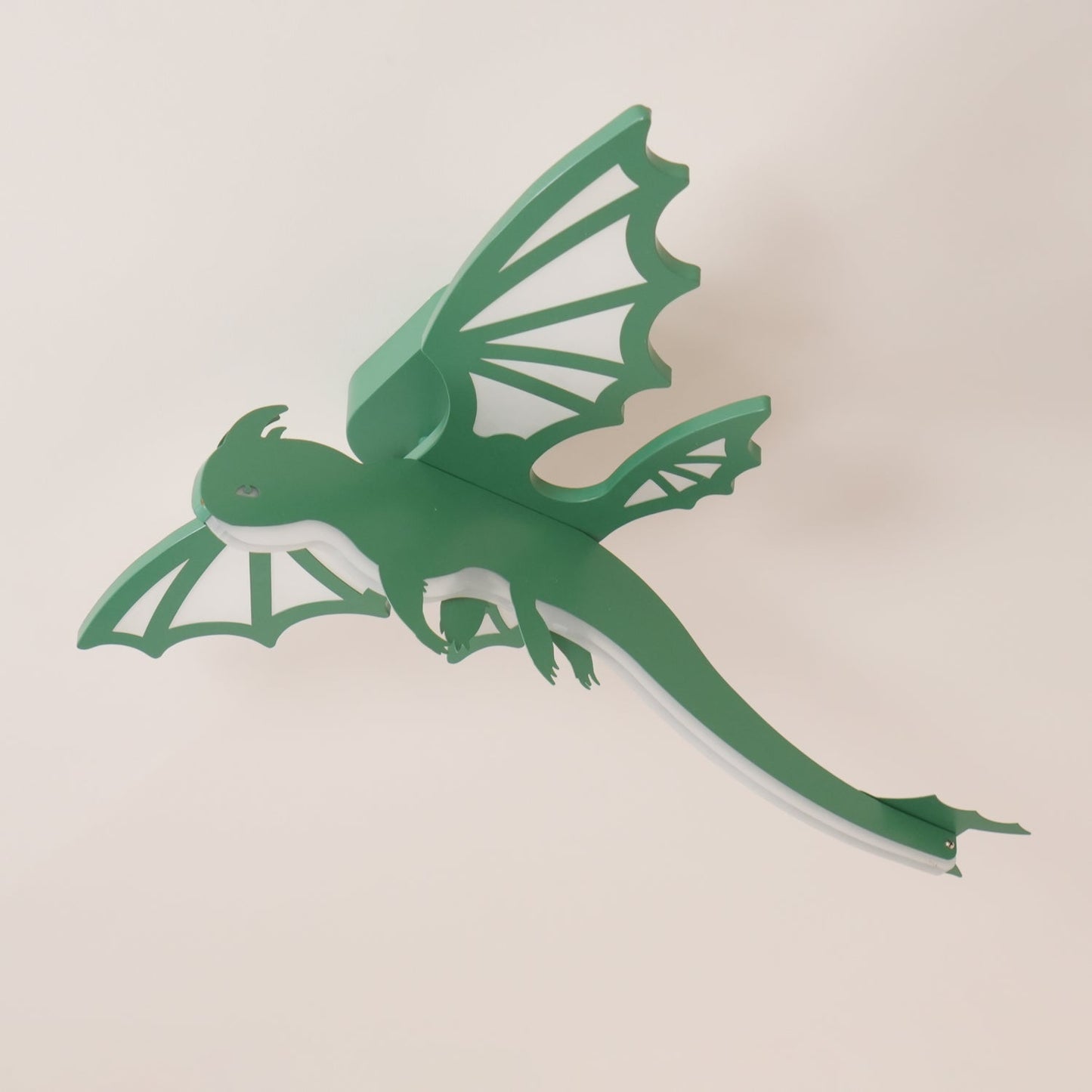 Green Dinosaur Ceiling Light | LED Acrylic | Green