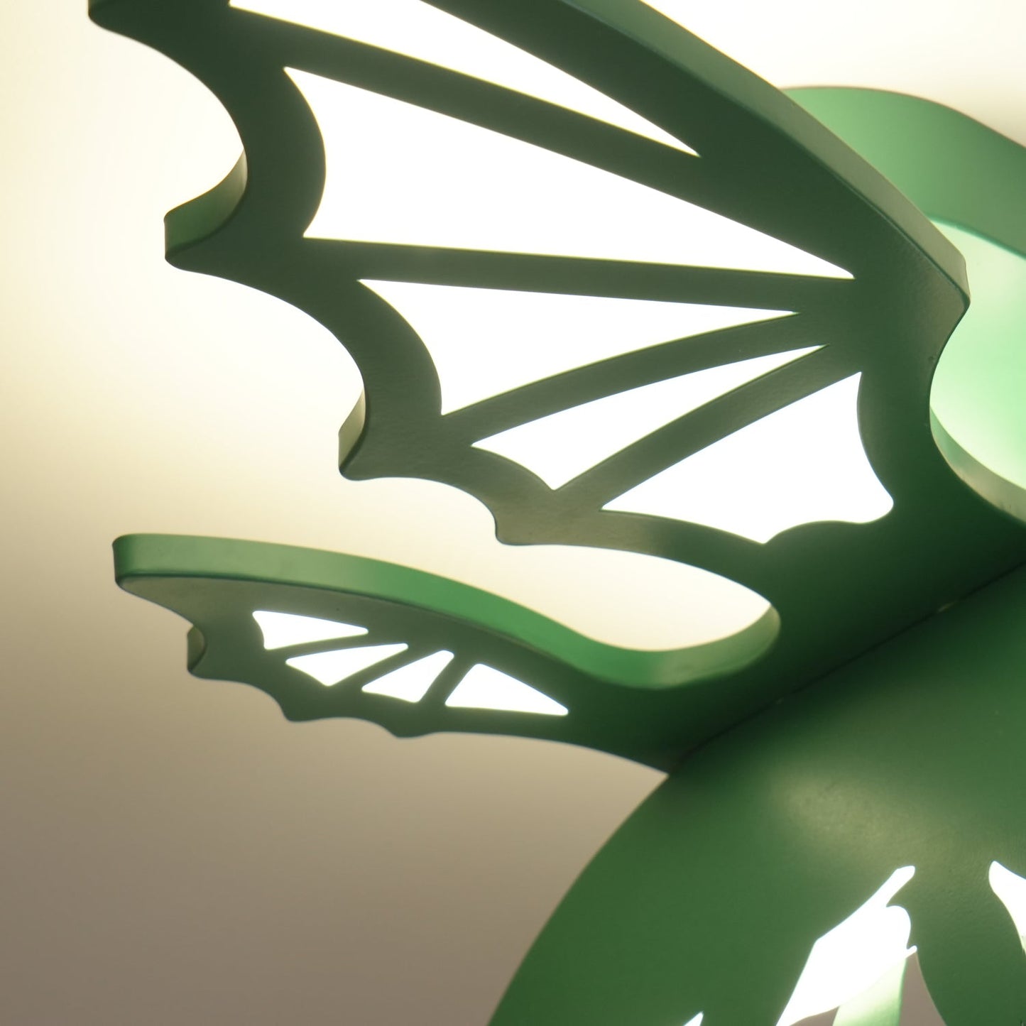 Green Dinosaur Ceiling Light | LED Acrylic | Green