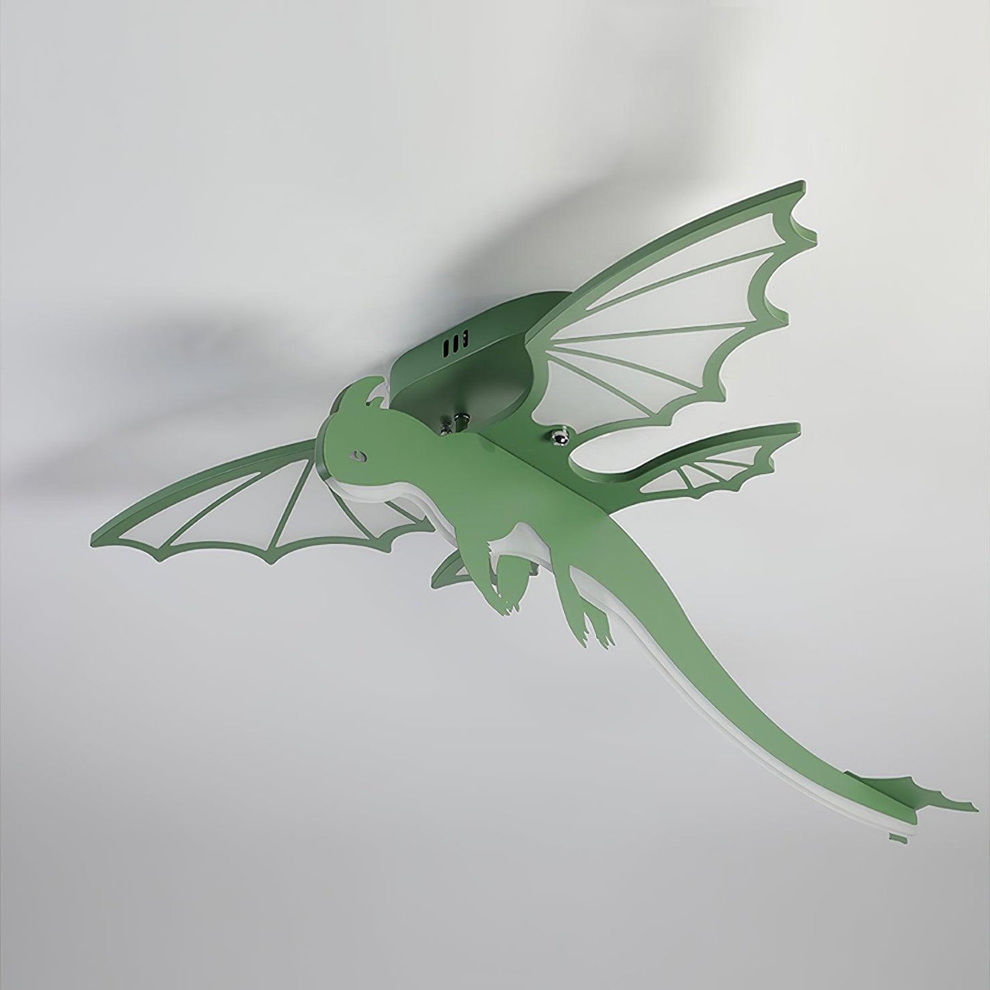 Green Dinosaur Ceiling Light | LED Acrylic | Green