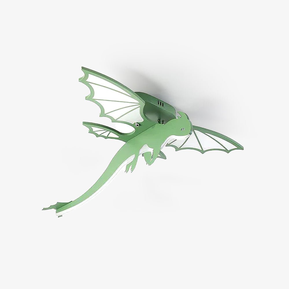 Green Dinosaur Ceiling Light | LED Acrylic | Green