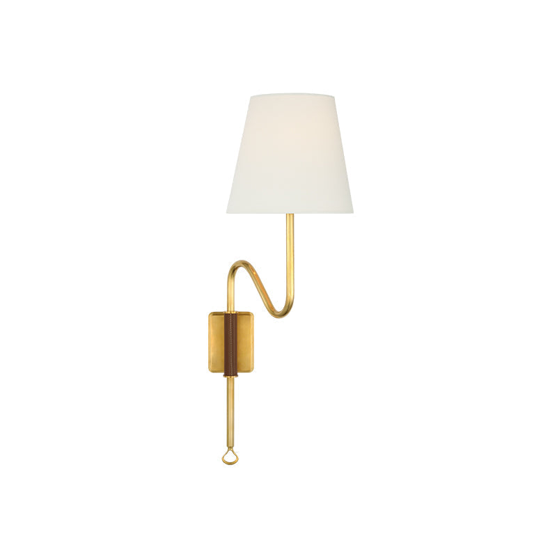 Griffin Wall Light | Brass & Leather | Contemporary Design