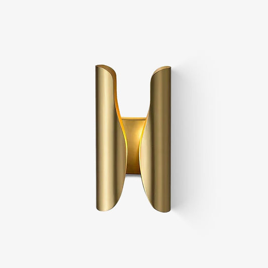 Guardian Wall Sconce | Metal Brass | Blackened Brushed Brass