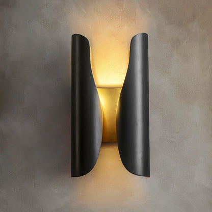 Guardian Wall Sconce | Metal Brass | Blackened Brushed Brass