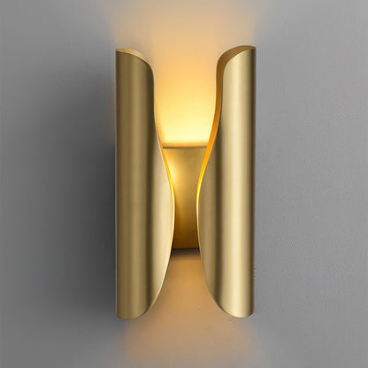 Guardian Wall Sconce | Metal Brass | Blackened Brushed Brass