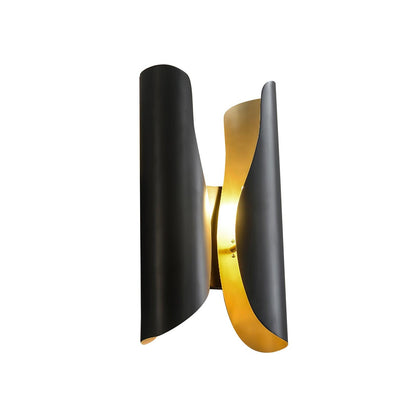 Guardian Wall Sconce | Metal Brass | Blackened Brushed Brass