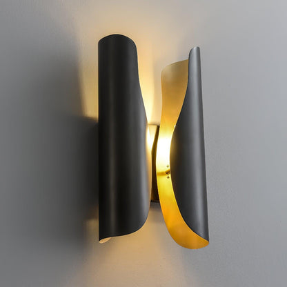 Guardian Wall Sconce | Metal Brass | Blackened Brushed Brass