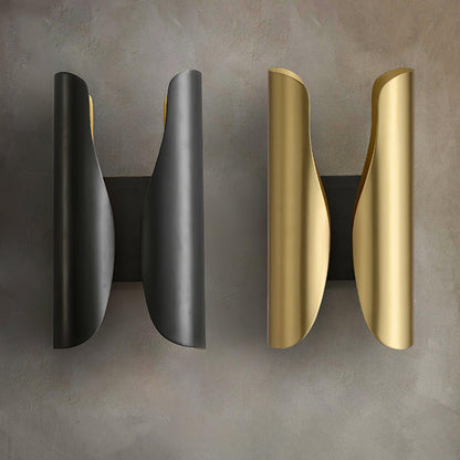 Guardian Wall Sconce | Metal Brass | Blackened Brushed Brass