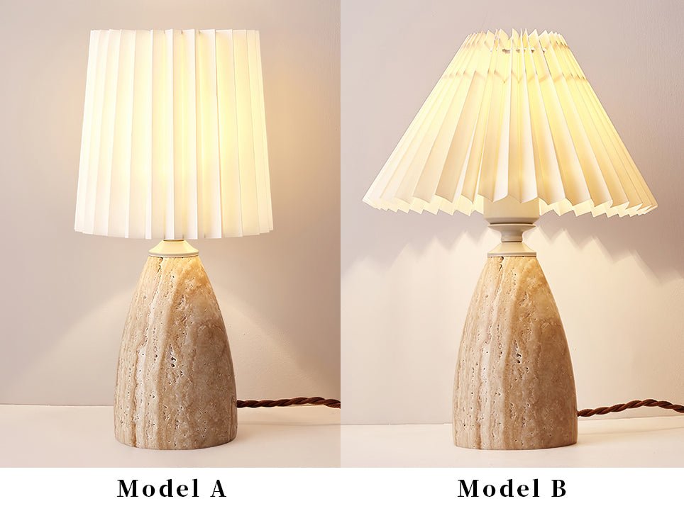 Gusnow Table Lamp | Yellow Travertine | Modern Design