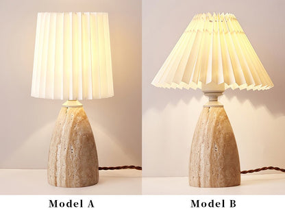 Gusnow Table Lamp | Yellow Travertine | Modern Design