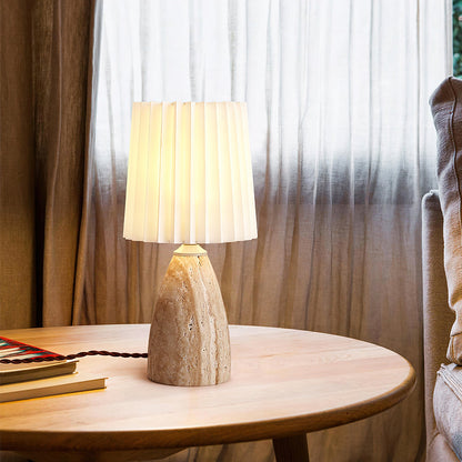 Gusnow Table Lamp | Yellow Travertine | Modern Design