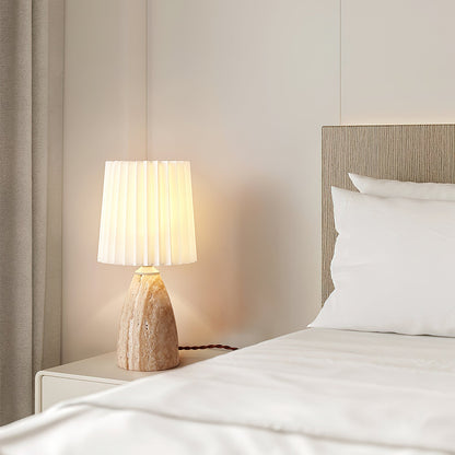Gusnow Table Lamp | Yellow Travertine | Modern Design