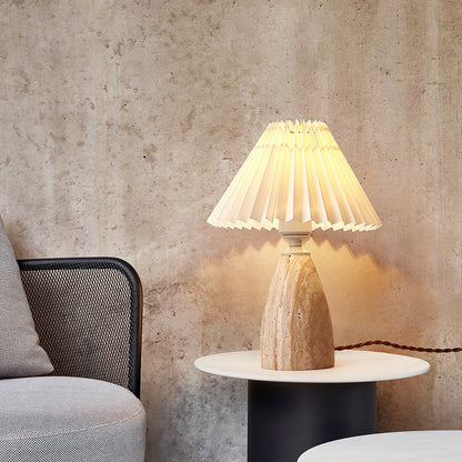Gusnow Table Lamp | Yellow Travertine | Modern Design