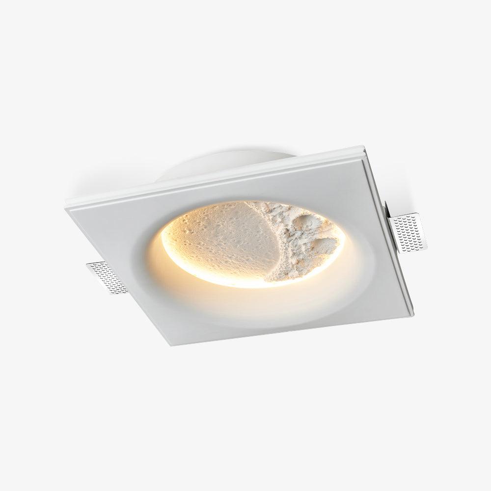 Gypsum Moon Wall Lamp | Gypsum | White
