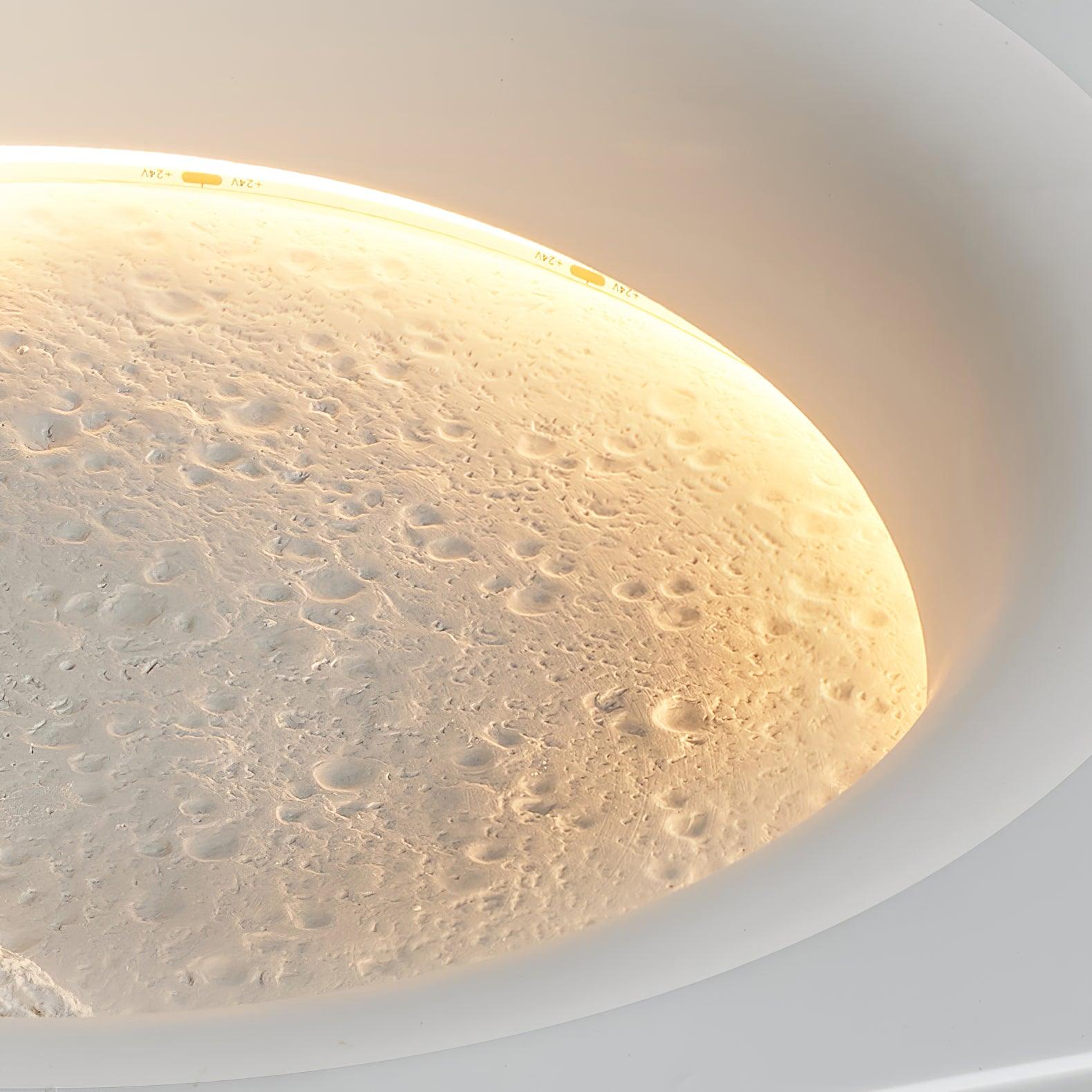 Gypsum Moon Wall Lamp | Gypsum | White