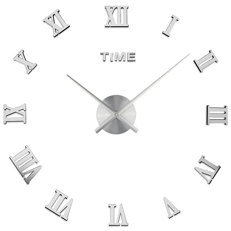 Horloge Murale 3D | Effet Miroir | Salon
