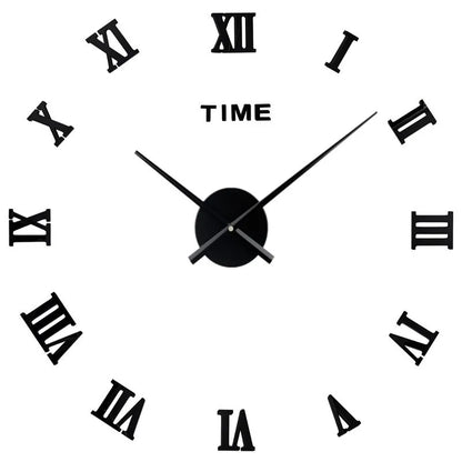 Horloge Murale 3D | Effet Miroir | Salon