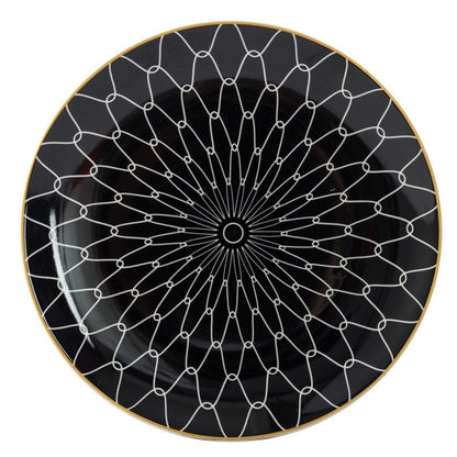 Illusion Plate | Fine Ceramic | Geometric Pattern