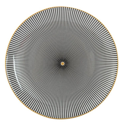 Illusion Plate | Fine Ceramic | Geometric Pattern