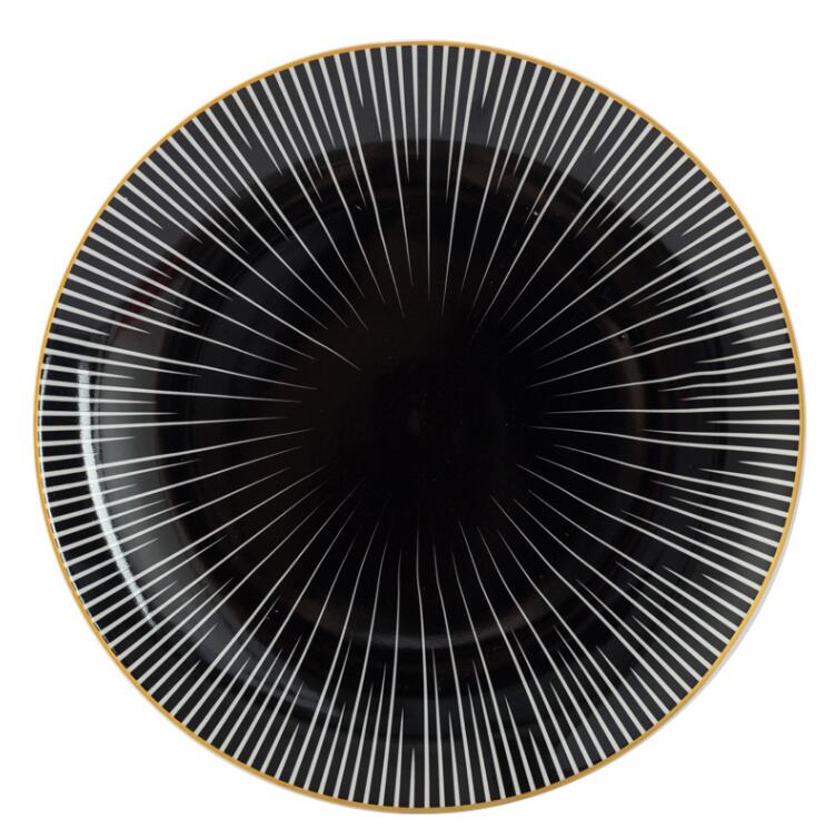 Illusion Plate | Fine Ceramic | Geometric Pattern