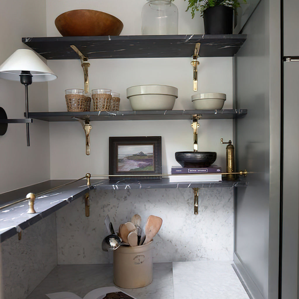 Hackney Wall Light | Brass & Fabric | Contemporary Design