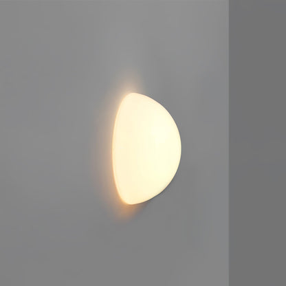 Halbkugel Wall Lamp | Glass & Metal | Frosted White or Bright White