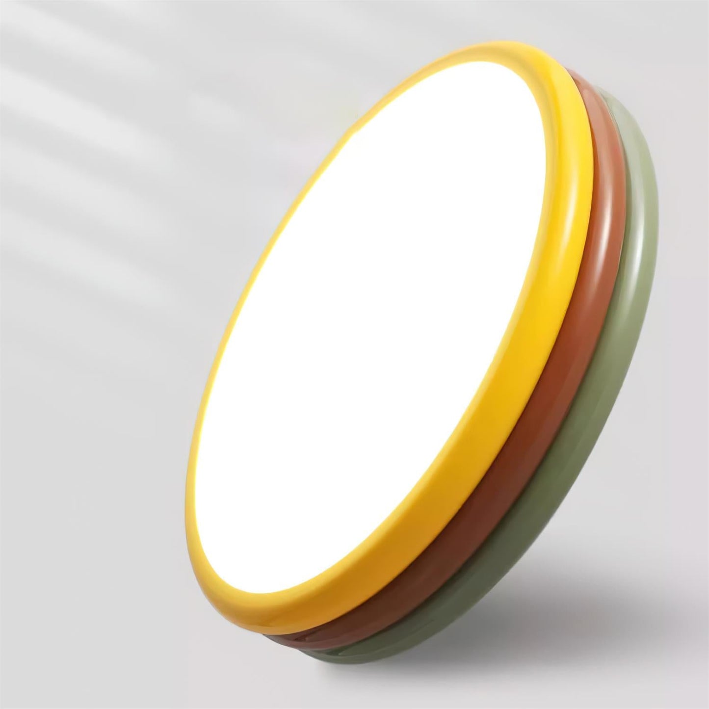 Color Stack Ceiling Lamp | Acrylic & Metal | White, Green, Red, Yellow