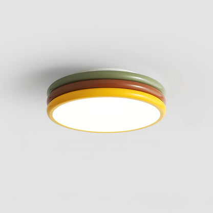 Color Stack Ceiling Lamp | Acrylic & Metal | White, Green, Red, Yellow