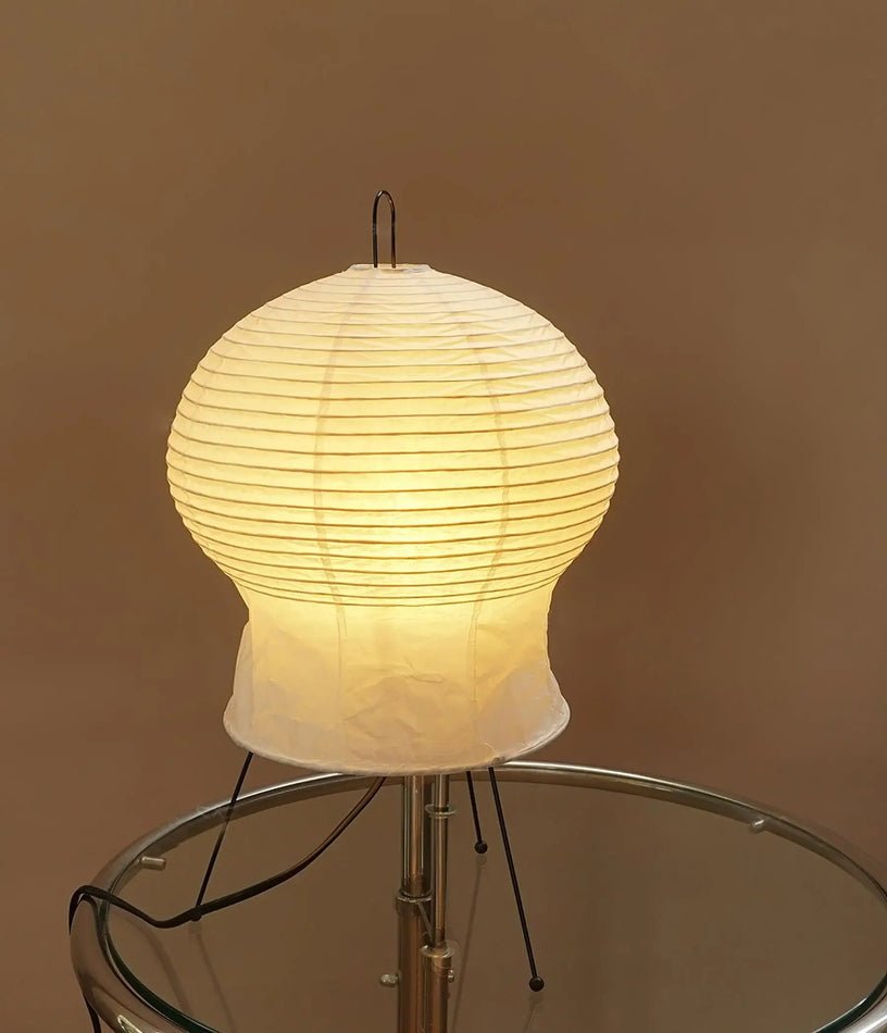 Hana Washi Table Lamp | Rice Paper & Metal | White