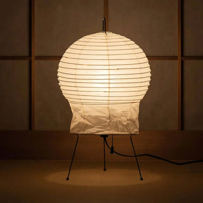Hana Washi Table Lamp | Rice Paper & Metal | White