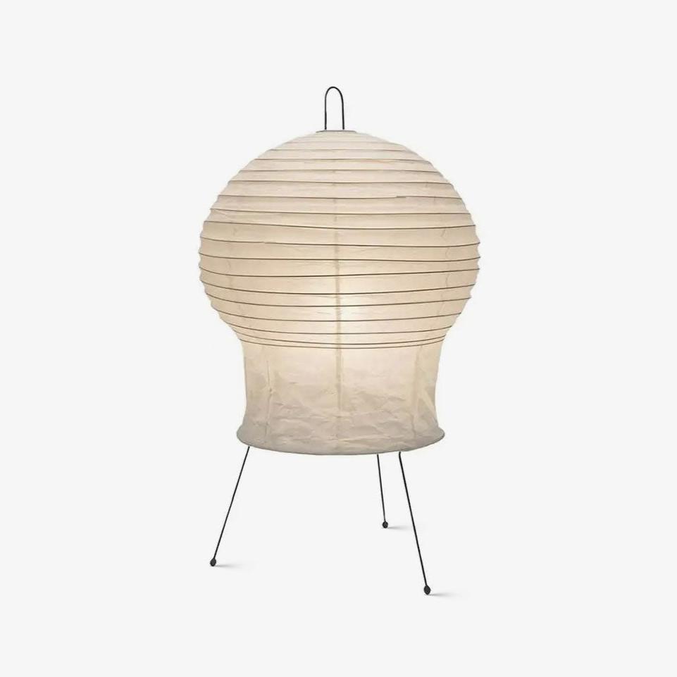Hana Washi Table Lamp | Rice Paper & Metal | White