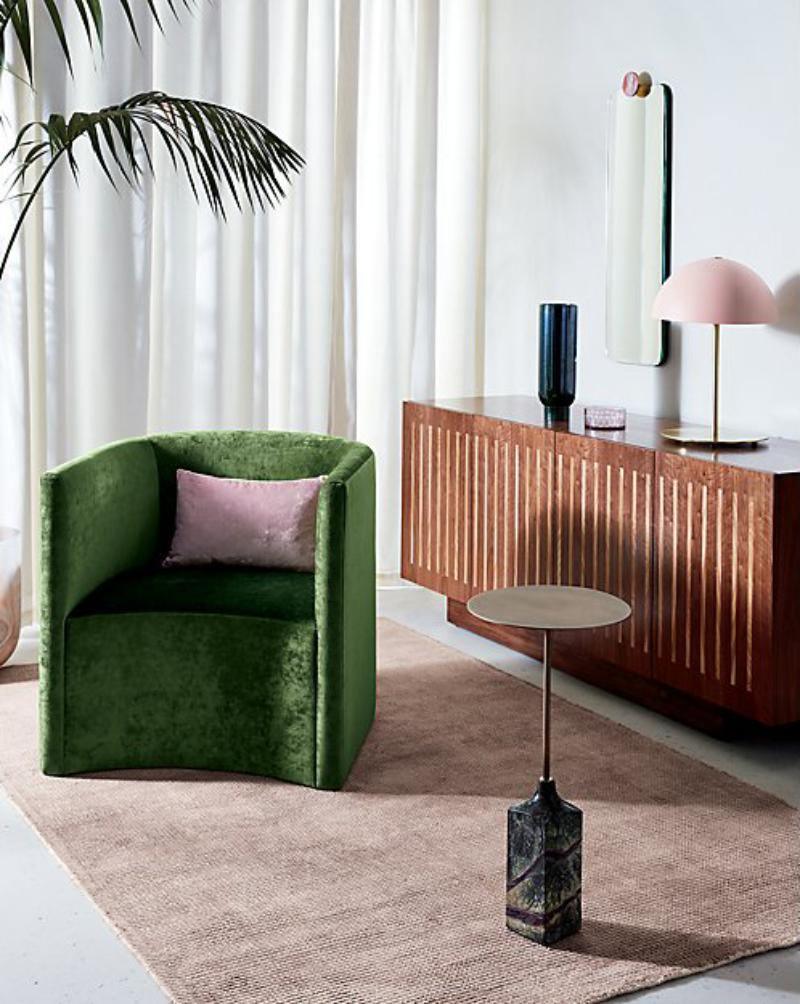 Hanna Table Lamp | Modern Dome Design | Pink Acrylic Shade