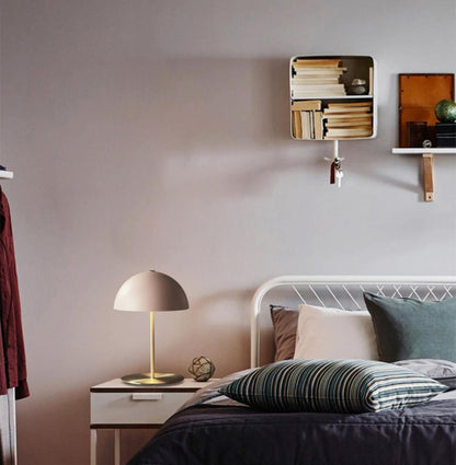 Hanna Table Lamp | Modern Dome Design | Pink Acrylic Shade