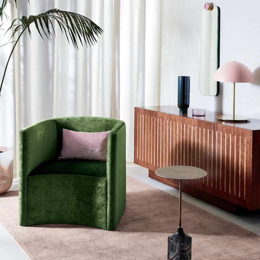 Hanna Table Lamp | Modern Dome Design | Pink Acrylic Shade