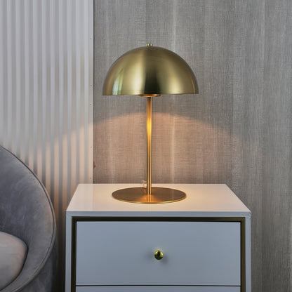 Hanna Table Lamp | Modern Dome Design | Pink Acrylic Shade