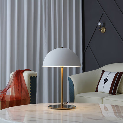 Hanna Table Lamp | Modern Dome Design | Pink Acrylic Shade