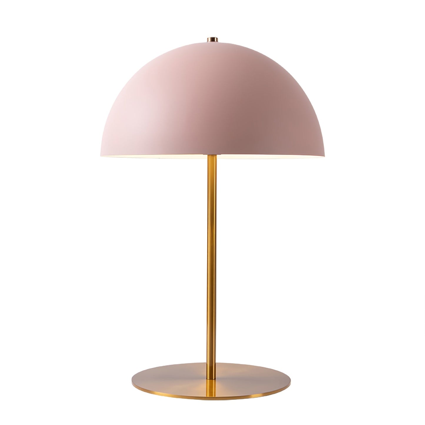 Hanna Table Lamp | Modern Dome Design | Pink Acrylic Shade
