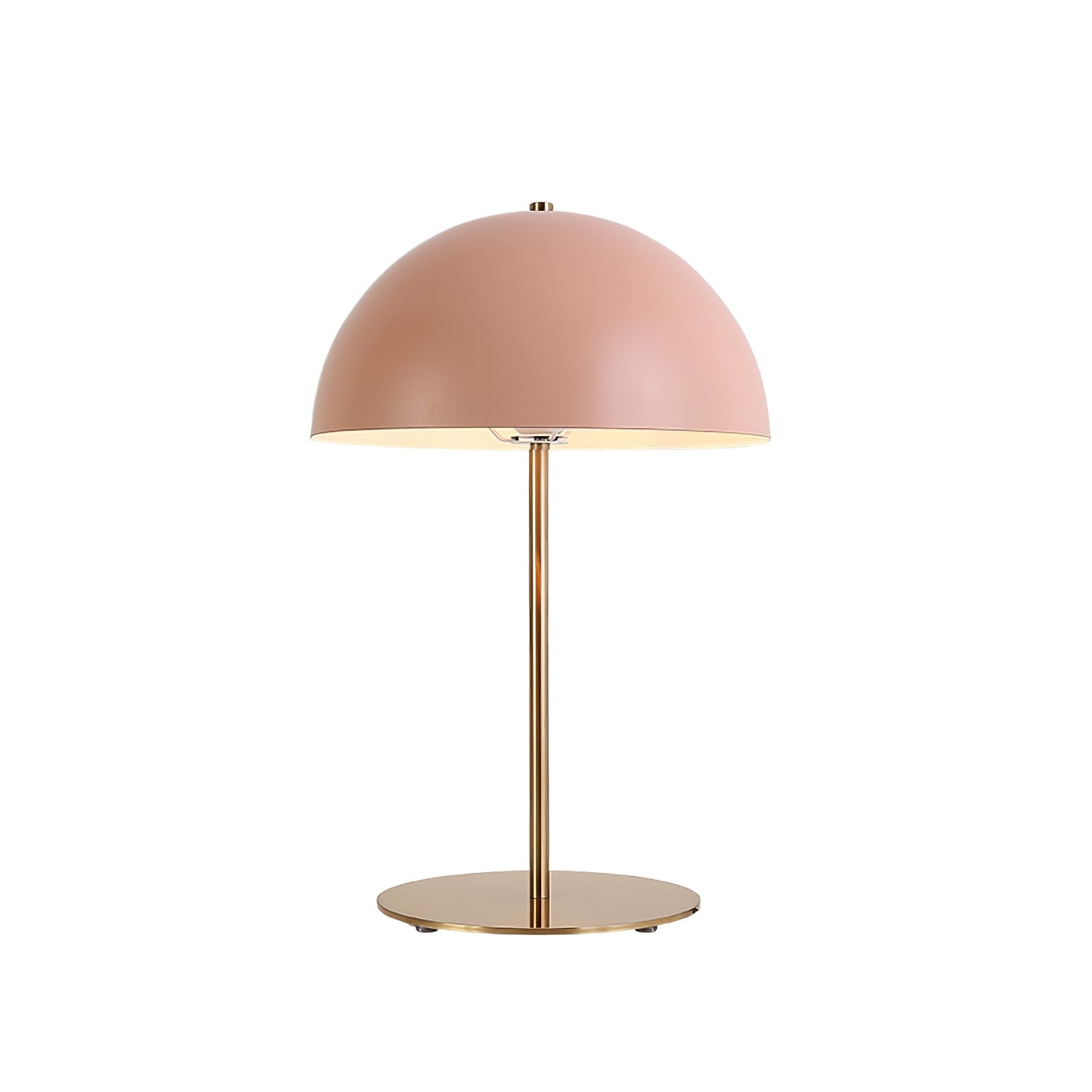 Hanna Table Lamp | Modern Dome Design | Pink Acrylic Shade