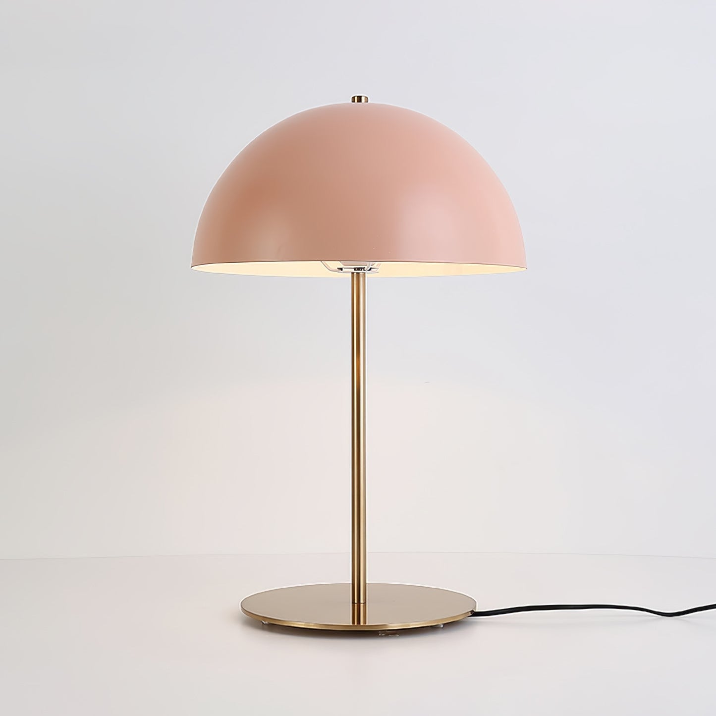 Hanna Table Lamp | Modern Dome Design | Pink Acrylic Shade