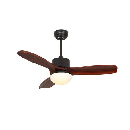 Harborough 3 Ceiling Fan Light | LED Integrated | White & Wooden