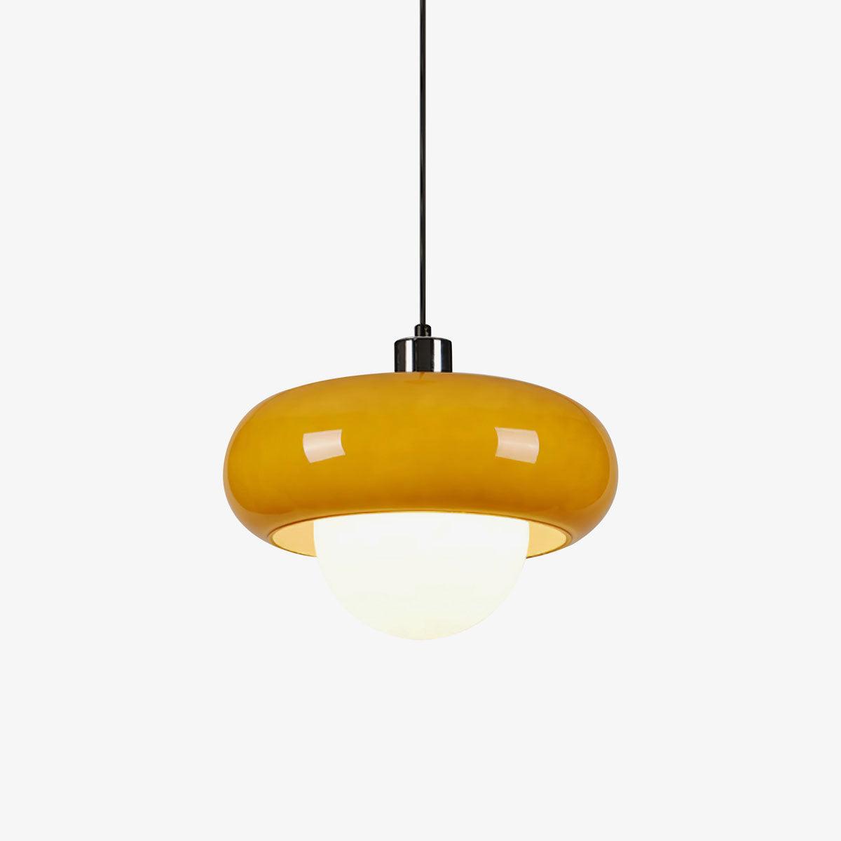 Harvey Pendant Lamp | Chrome Metal & Plexiglass | Vintage Design