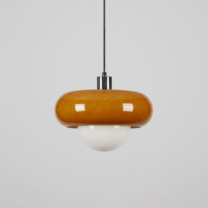 Harvey Pendant Lamp | Chrome Metal & Plexiglass | Vintage Design