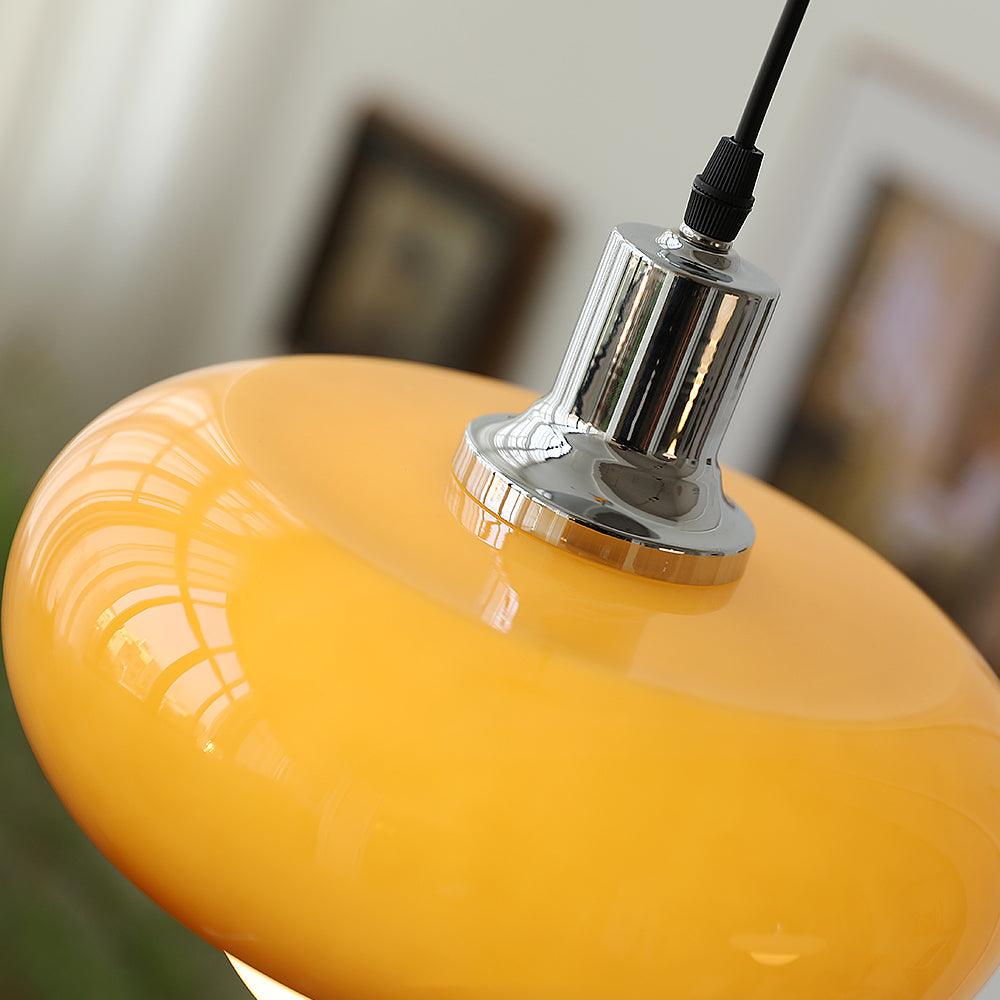 Harvey Pendant Lamp | Chrome Metal & Plexiglass | Vintage Design