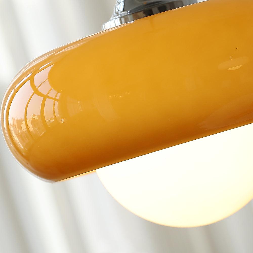 Harvey Pendant Lamp | Chrome Metal & Plexiglass | Vintage Design