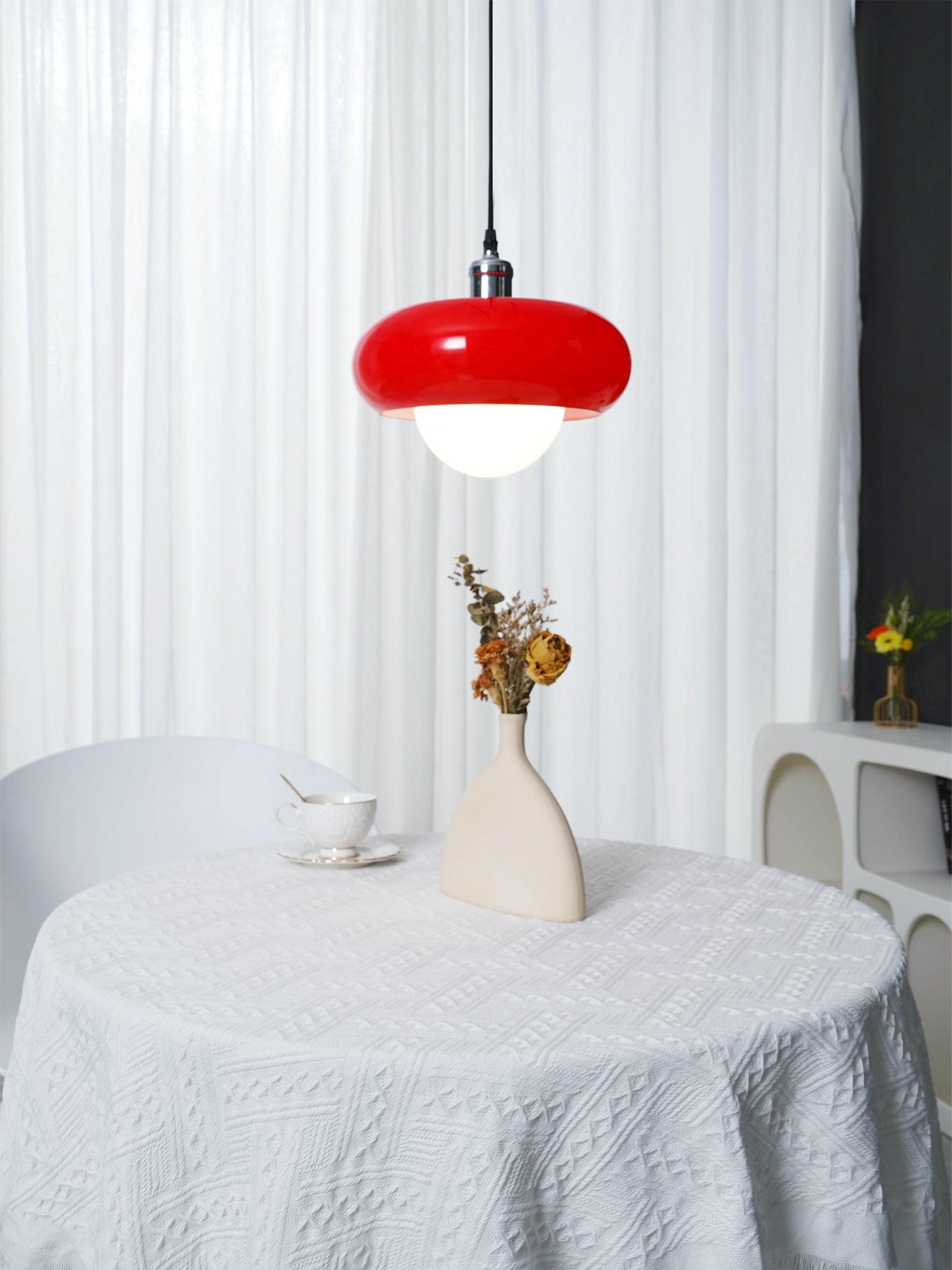 Harvey Pendant Lamp | Chrome Metal & Plexiglass | Vintage Design