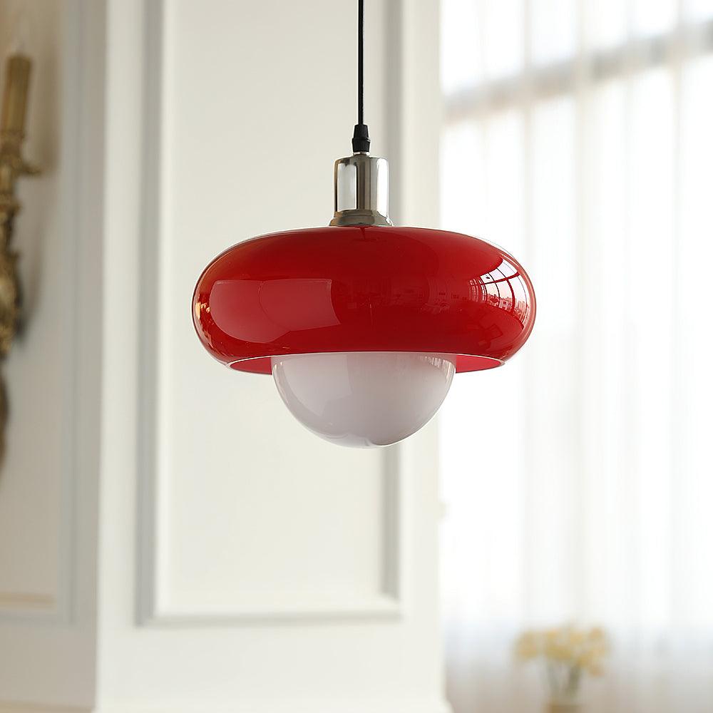 Harvey Pendant Lamp | Chrome Metal & Plexiglass | Vintage Design