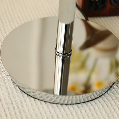 Table Lamp | Chrome Metal & Glass | Vintage Design