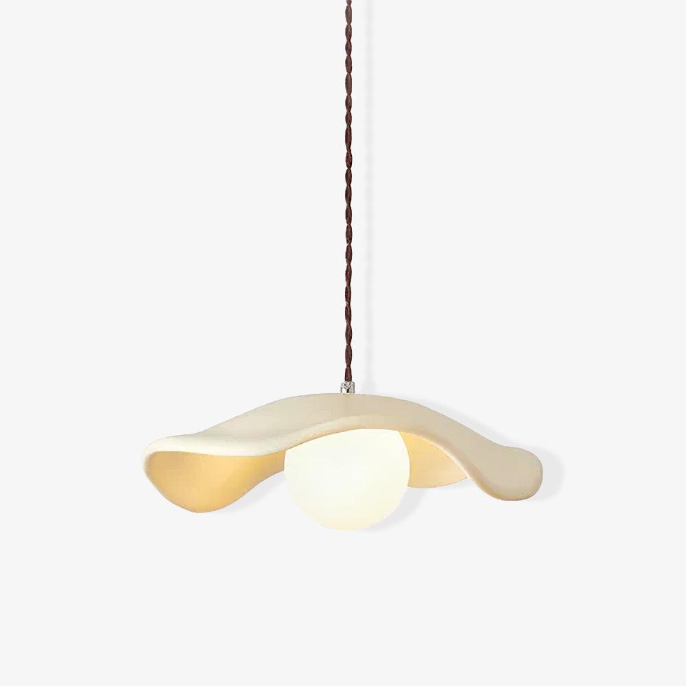 Hats Pendant Lamp | Industrial Metal & Glass | White, Clear, Black